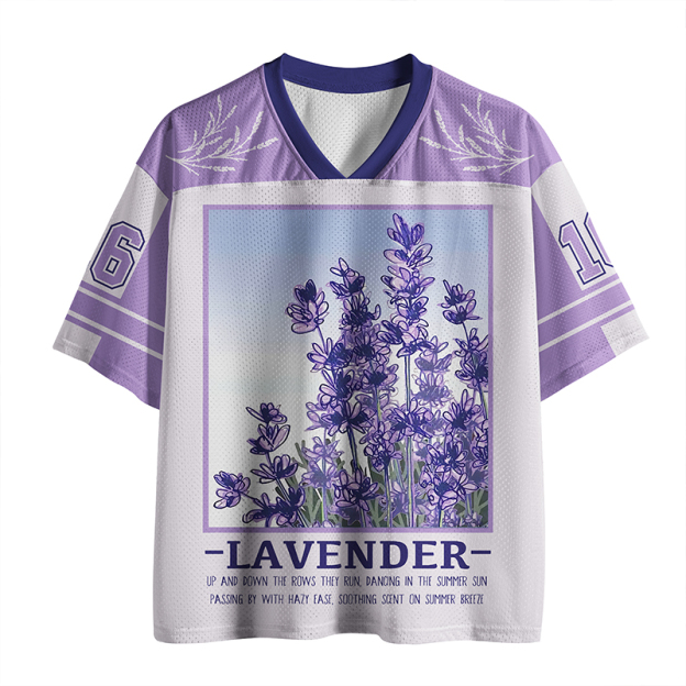 Lavender Scent Printed Jersey Shirts