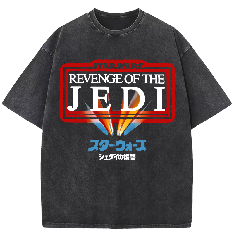  Star Wars Japanese Design Vintage Washed T-Shirt