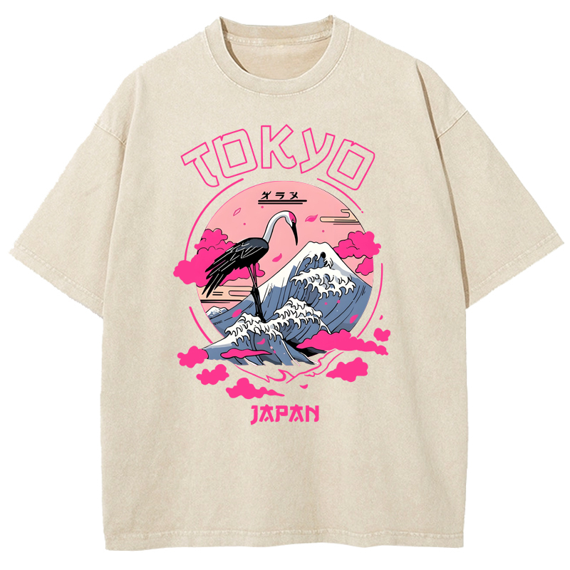 Otsuru & Tokyo Washed T-Shirt