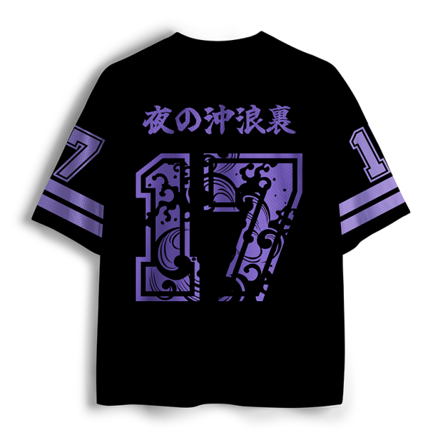 Midnight Wave Printed Jersey Shirts