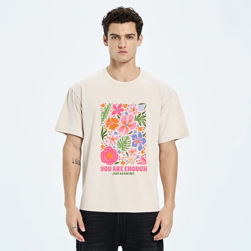 Flower Power Says You Got This Washed T-Shirt