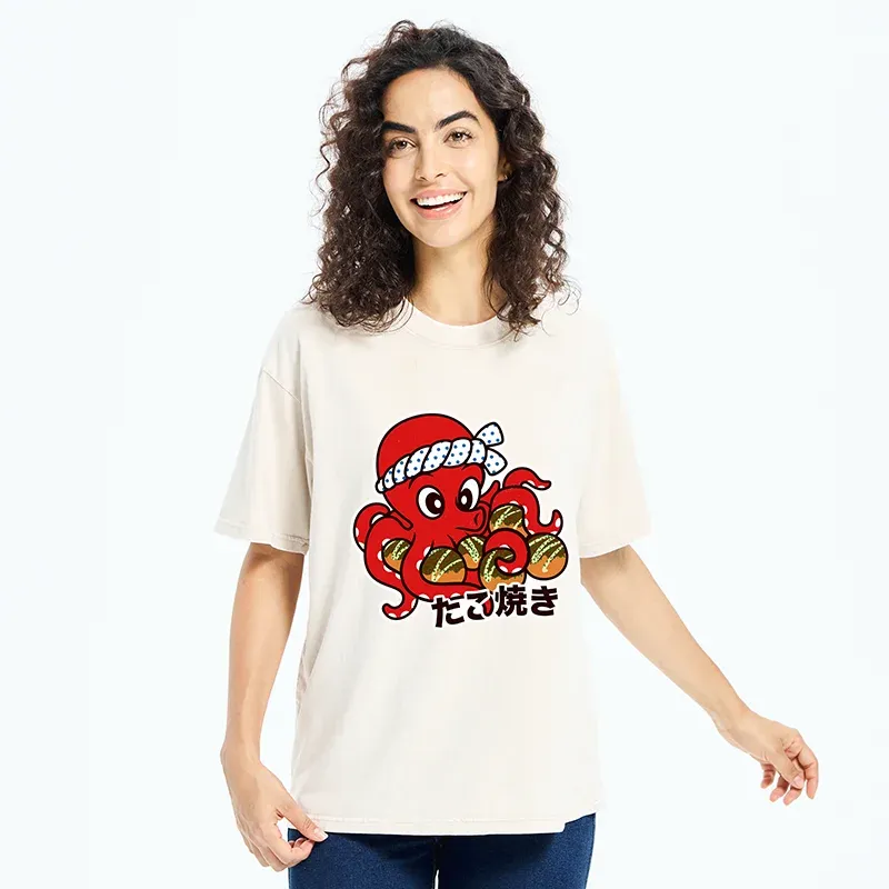 Homemade Takoyaki Washed T-Shirt