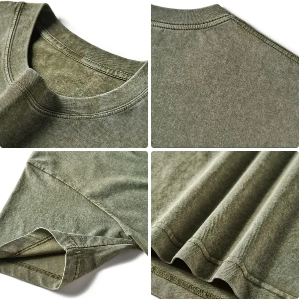 Unisex Funny Raccoon Printed Washed Tee