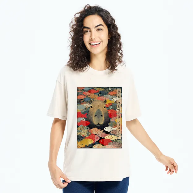 Unisex Am I Too Lovable?  Washed T-Shirt