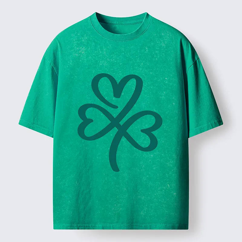 Unisex St. Patrick's Day Minimalist Washed T-Shirt