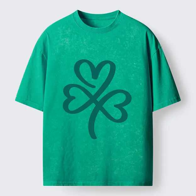 Unisex St. Patrick's Day Minimalist Washed T-Shirt