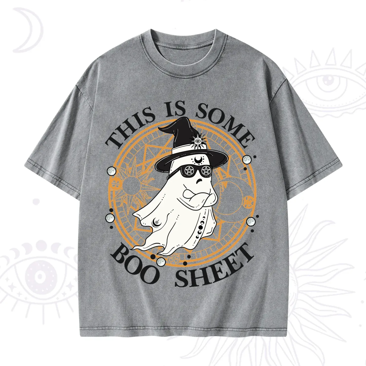 This Is Some Boo Sheet Halloween Washed T-Shirt