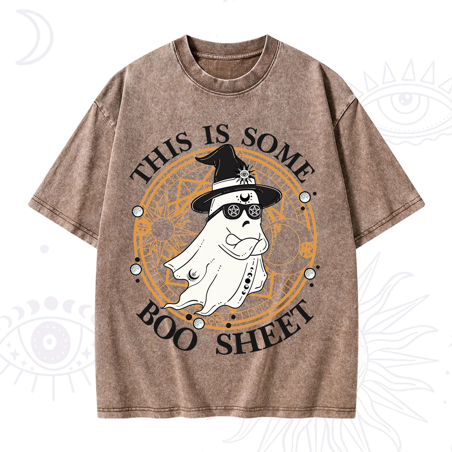 This Is Some Boo Sheet Halloween Washed T-Shirt
