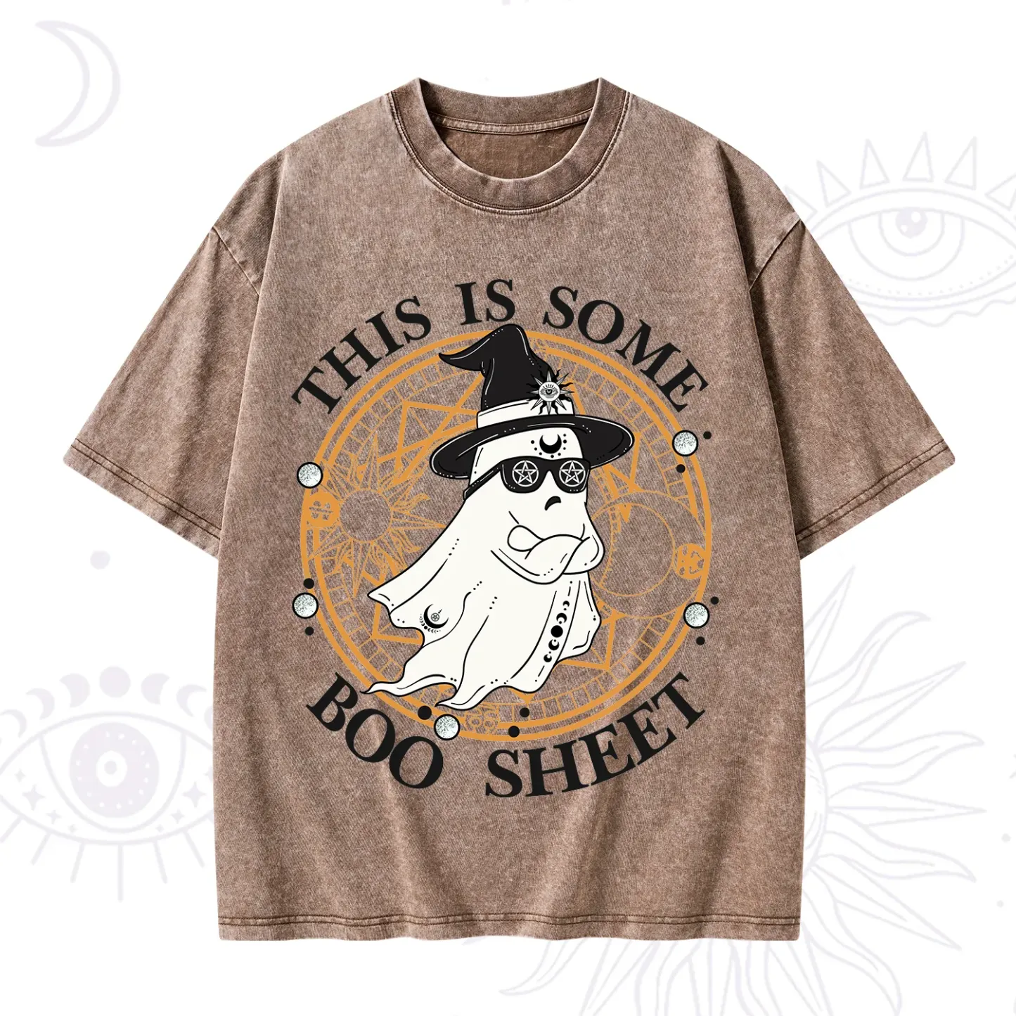 This Is Some Boo Sheet Halloween Washed T-Shirt