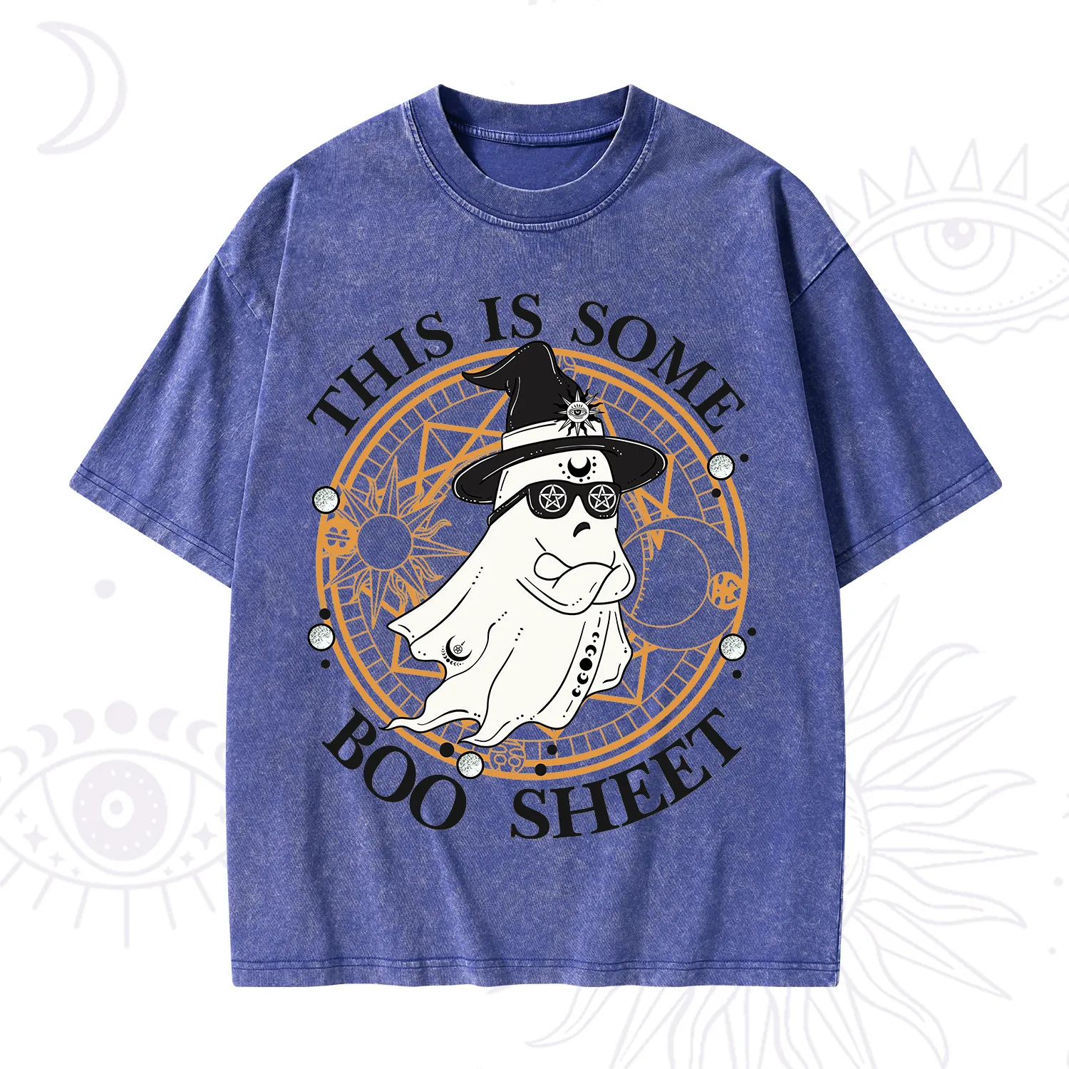 This Is Some Boo Sheet Halloween Washed T-Shirt