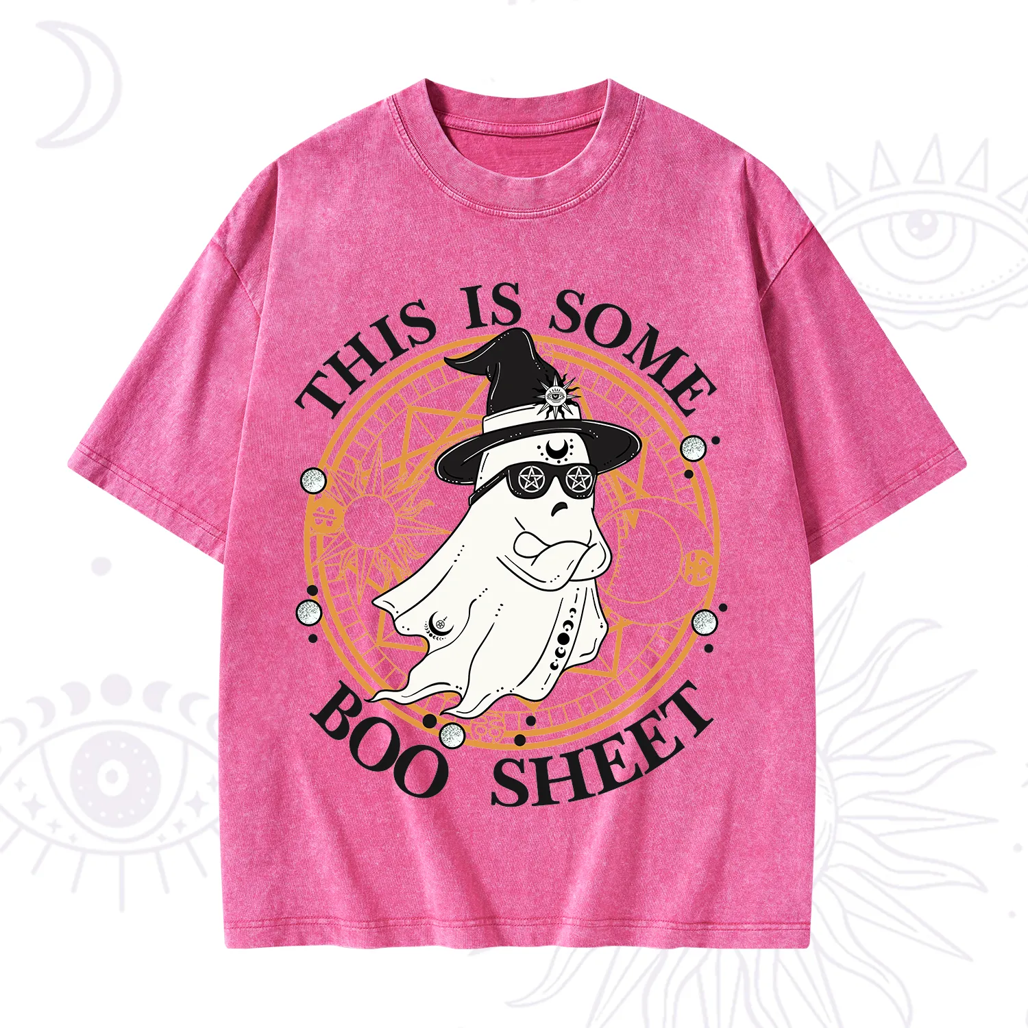 This Is Some Boo Sheet Halloween Washed T-Shirt