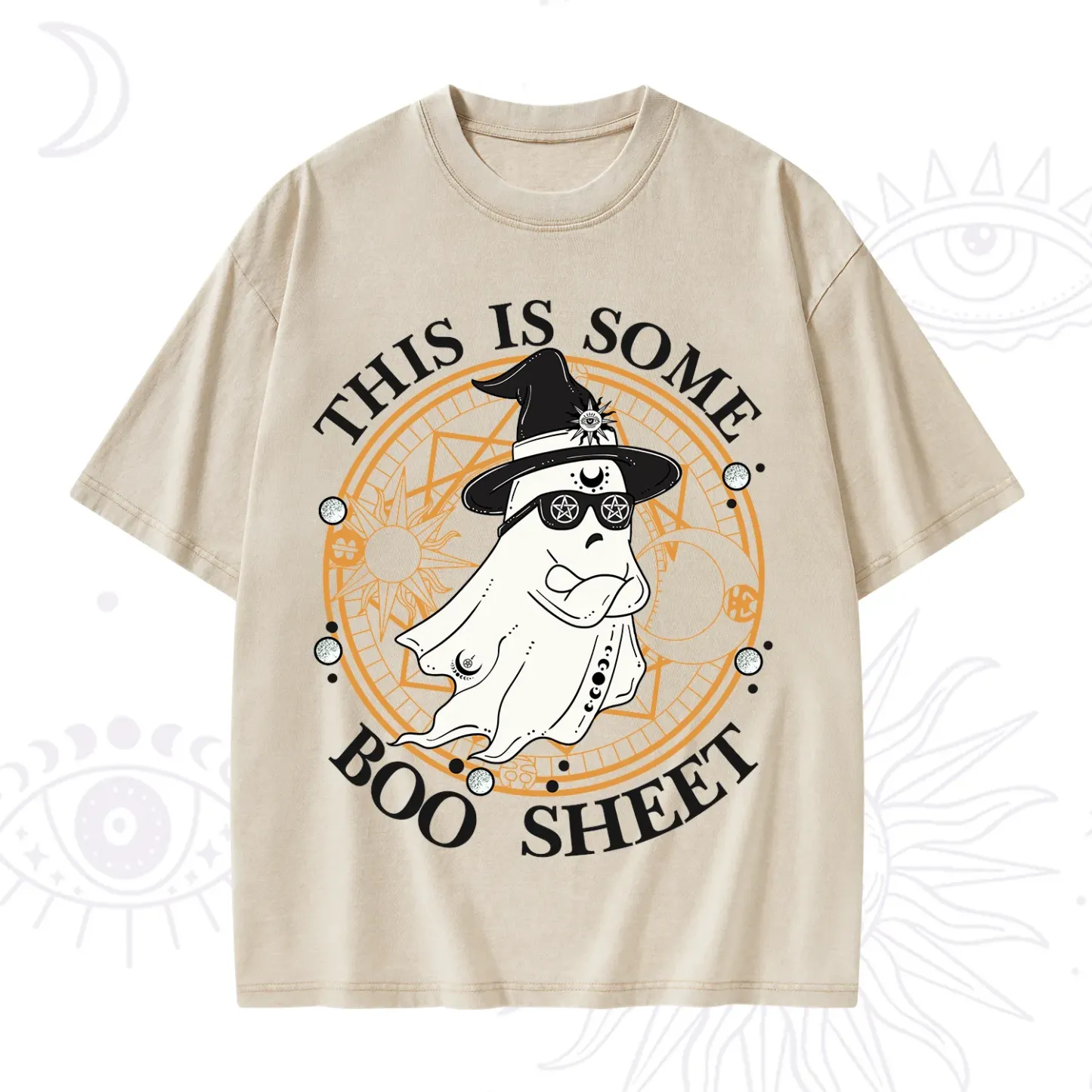 This Is Some Boo Sheet Halloween Washed T-Shirt