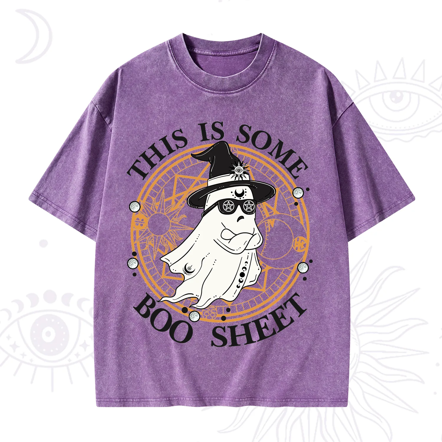This Is Some Boo Sheet Halloween Washed T-Shirt