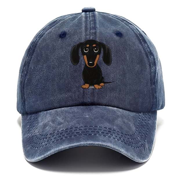 Retro Dachshund Classic Cap