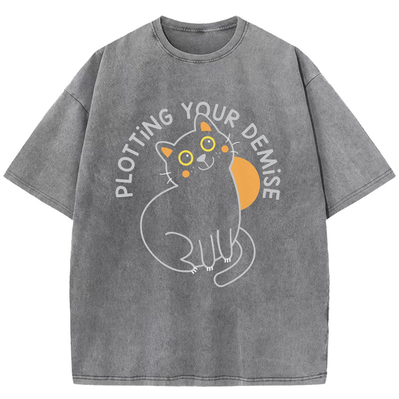 Plotting Your Demise Washed T-Shirt