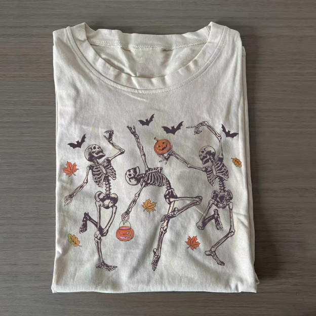 Dancing Skeleton Folded Classic T-shirt