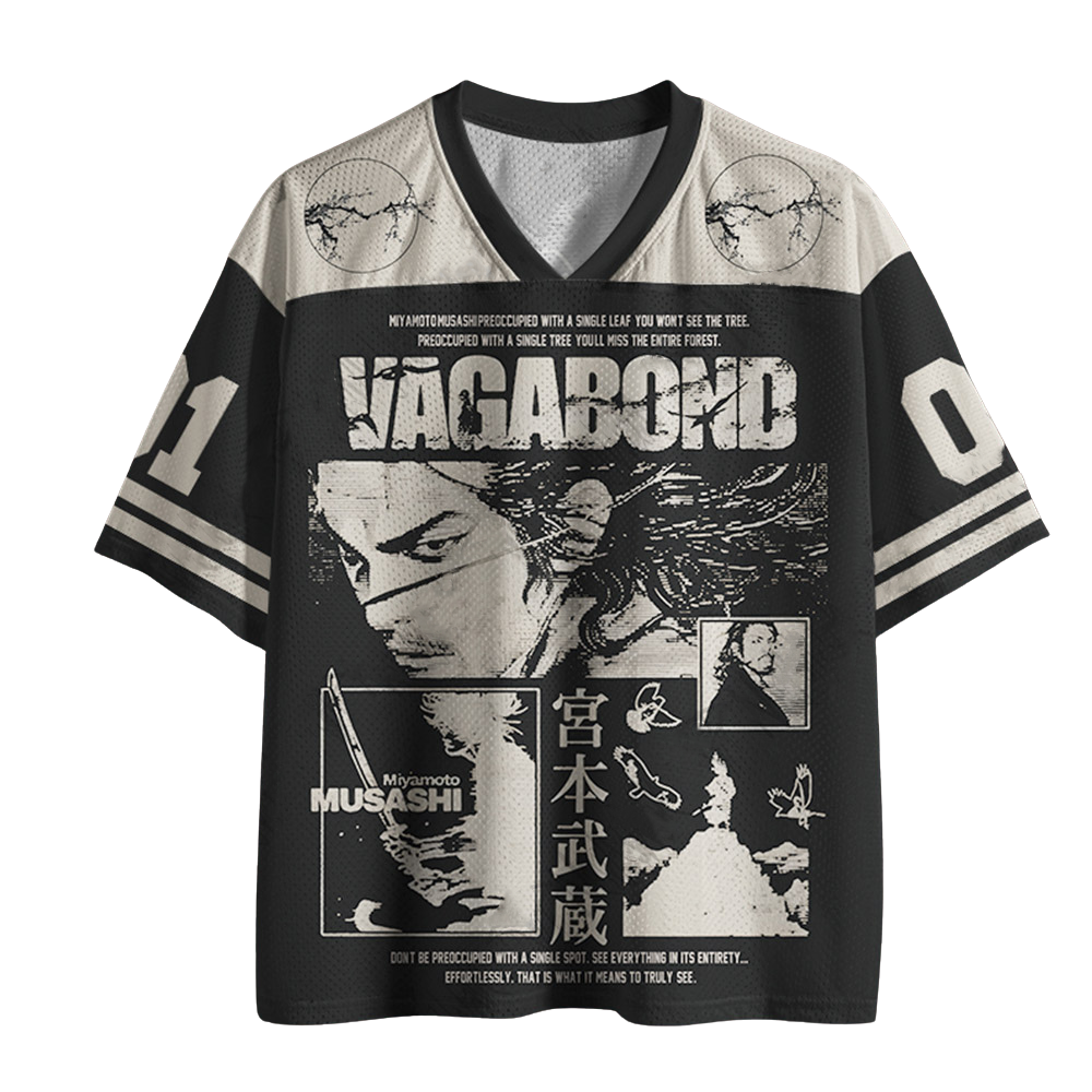 Living Towards Death Printed Jersey Shirts