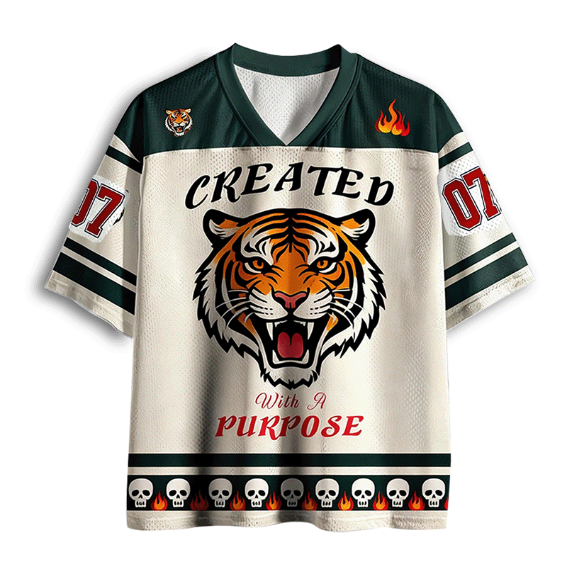 Baddiecat Created With A Purpose Mesh Jersey
