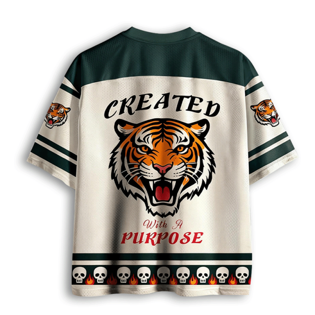 Baddiecat Created With A Purpose Mesh Jersey