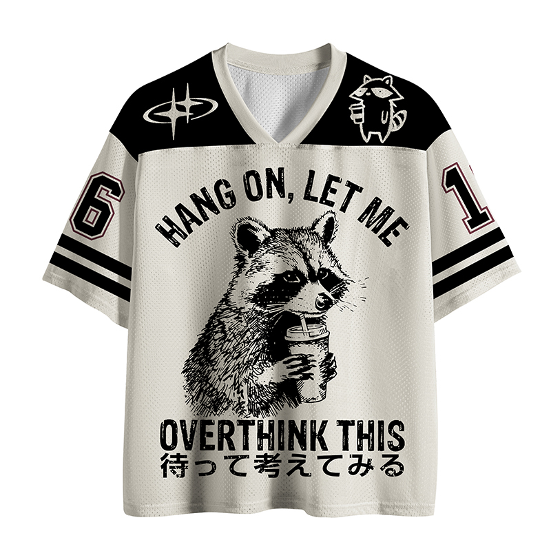 Overthink Raccoon Jersey Shirts