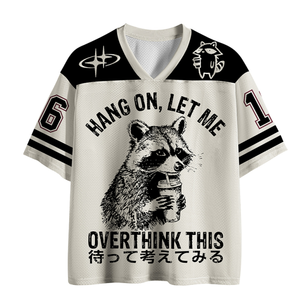 Overthink Raccoon Jersey Shirts