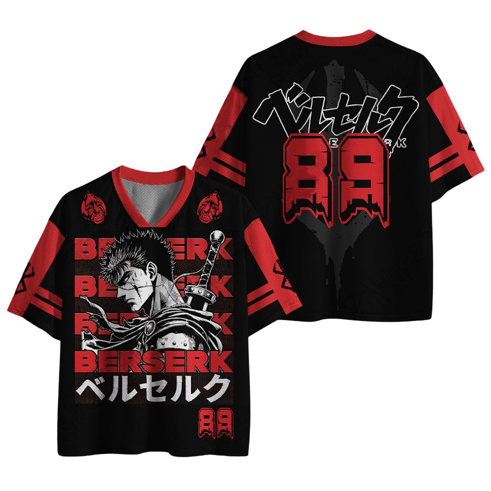 Black Swordsman Jersey Shirts