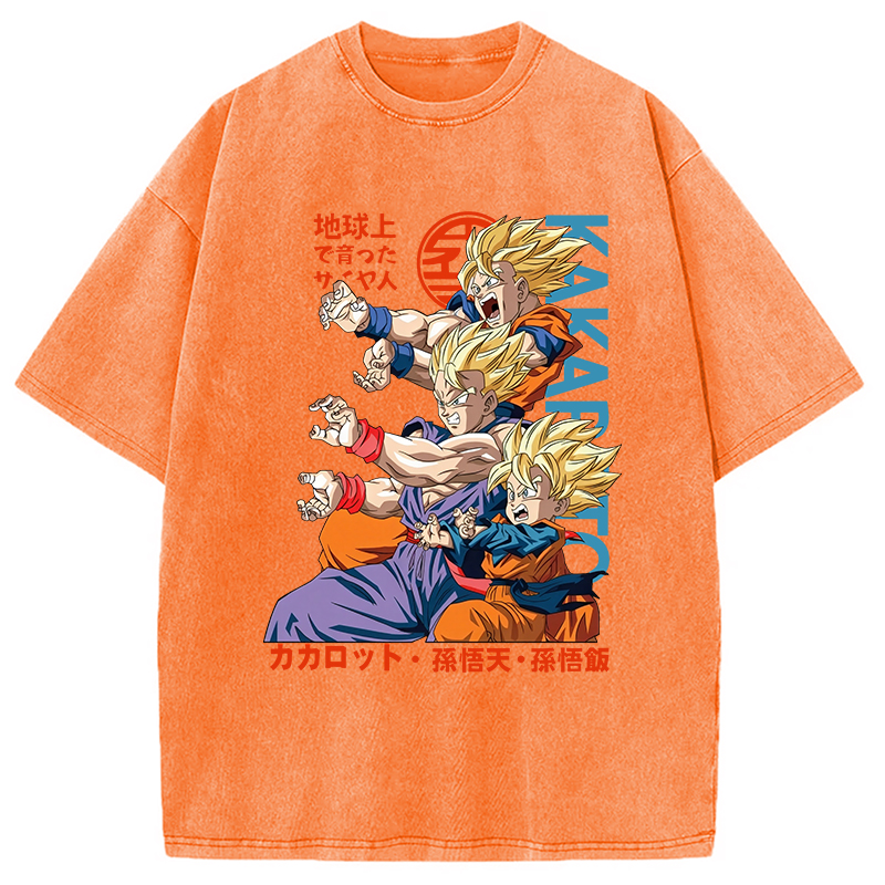 Goku Vintage Japanese Washed T-Shirt