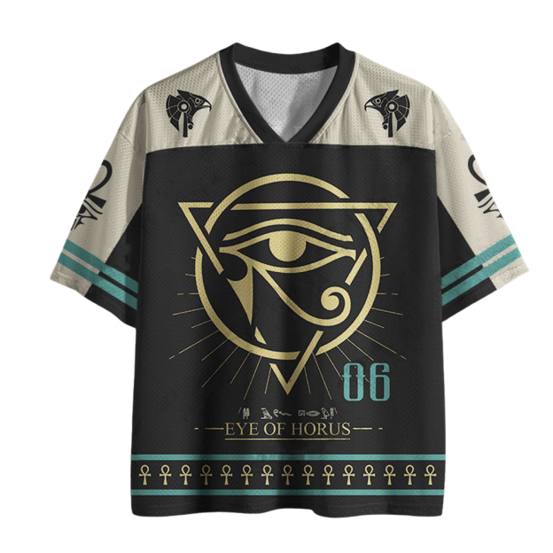 Eye of Horus Printed Jersey Shirts