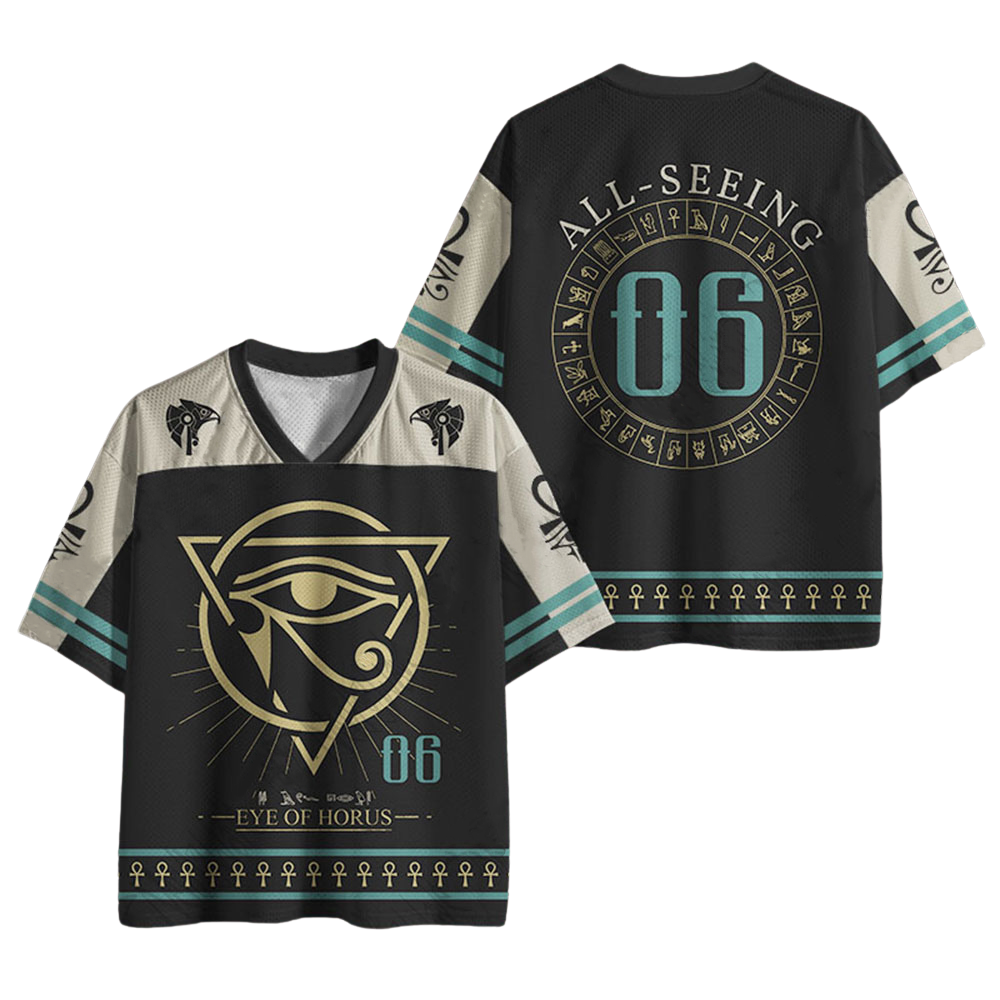Eye of Horus Printed Jersey Shirts