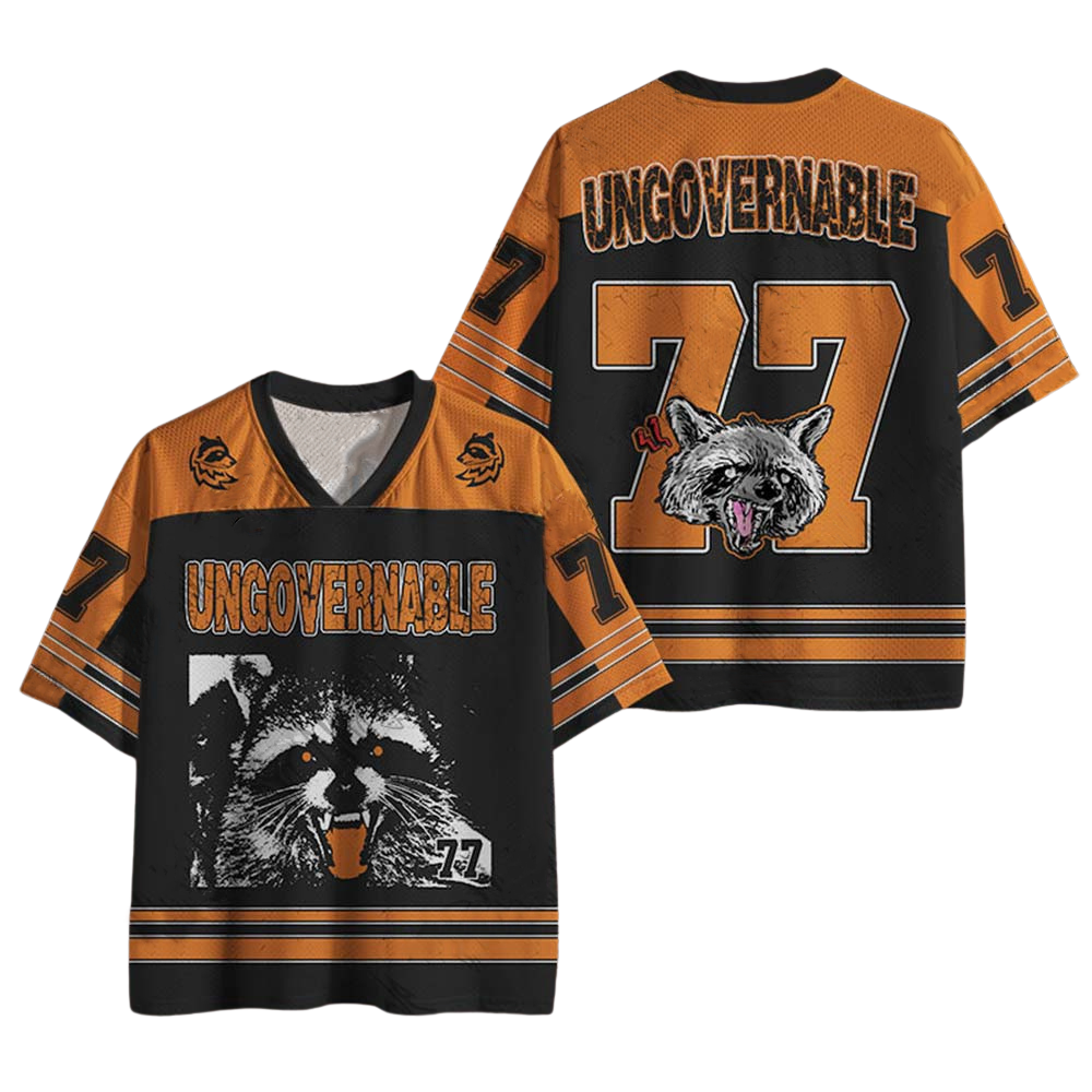 Become Ungovernable Printed Jersey Shirts