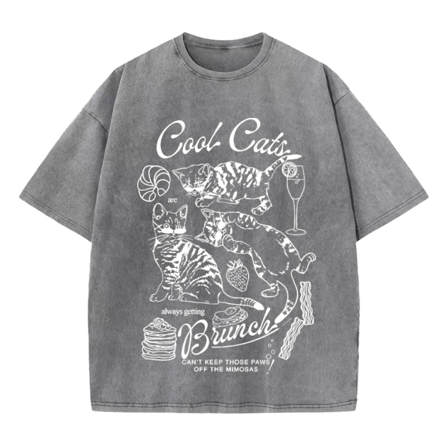  Cool Cats Washed T-Shirt