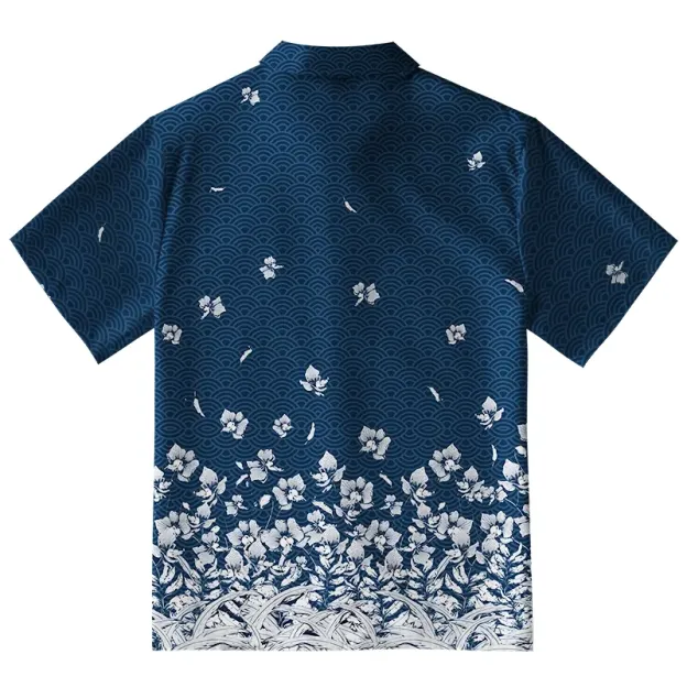  Falling Petals Aloha Hawaiian Shirt