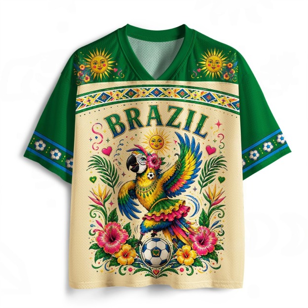 Brazil Tropical Parrot World Cup Jersey Shirts