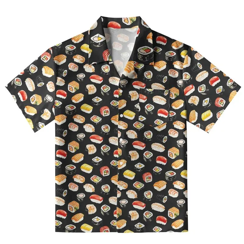 Tokyo-Tiger Japanese Delicious Sushi Aloha Hawaiian Shirt