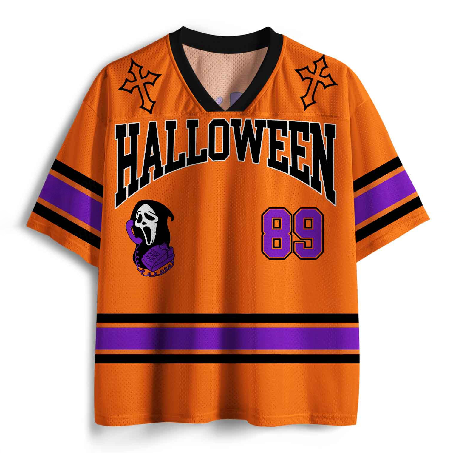 Halloween Custom Horror Hang Up Y2K Sport Jersey Shirts Cherrykitten