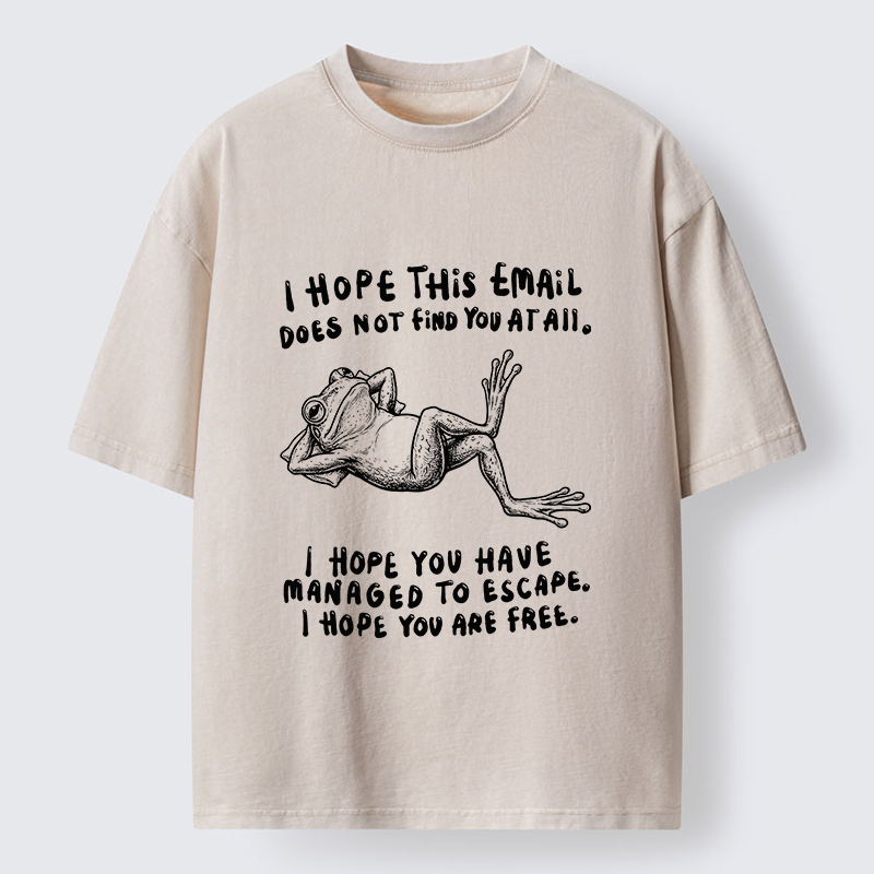 Unisex I Hope You Can Be Free Washed T-Shirt