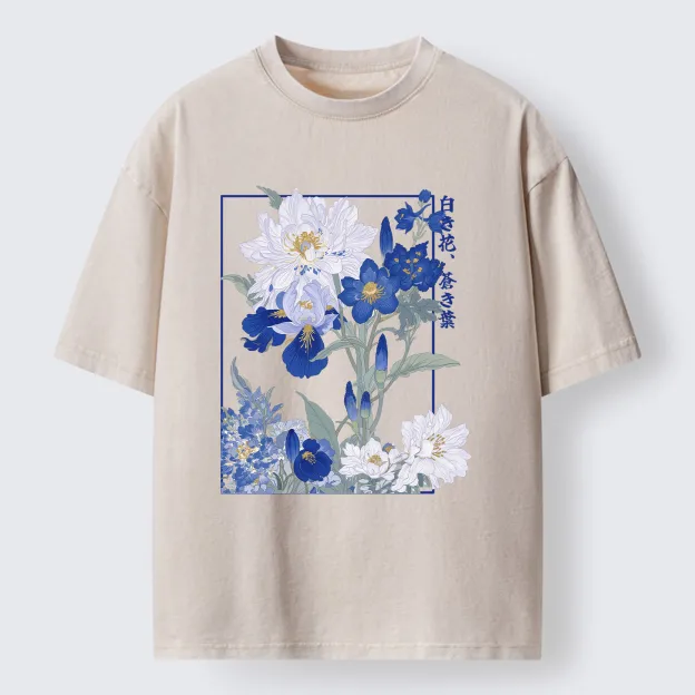 Blossoms Of The Firmament Washed T-Shirt