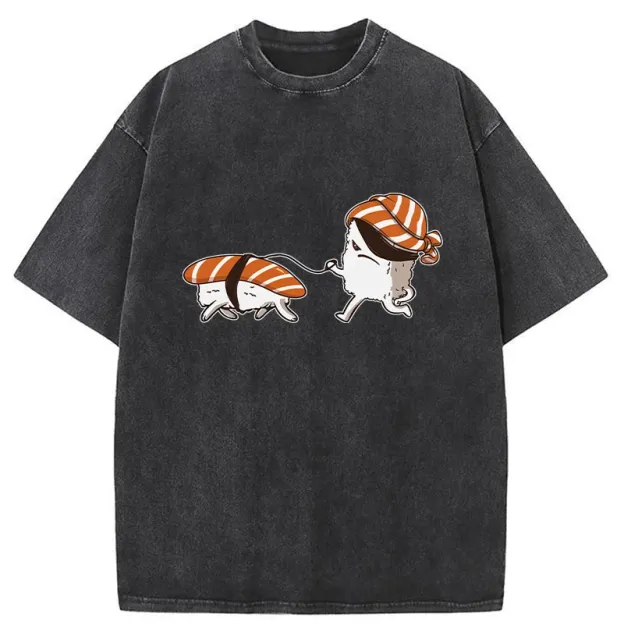 Sushi Walking Sushi Washed T-Shirt