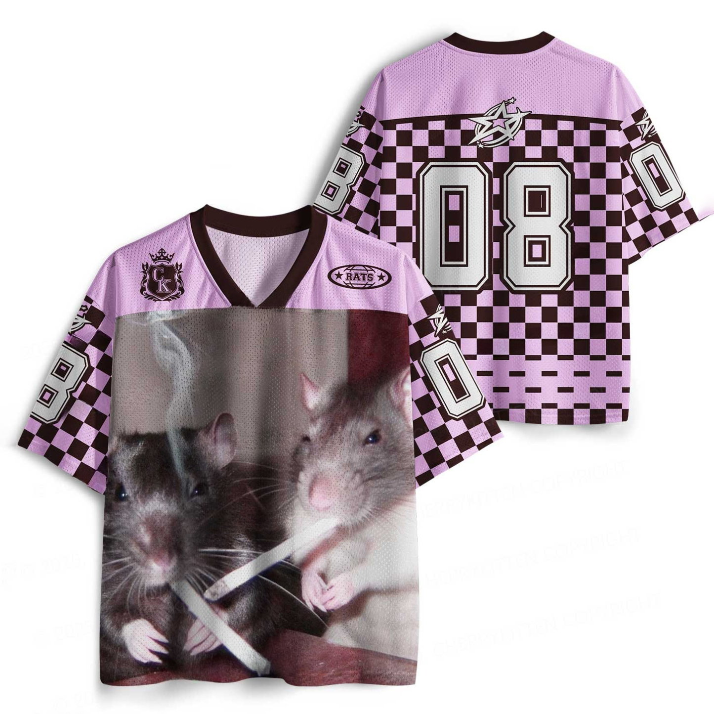 Custom Smoking Rats Y2K Sport Jersey Shirts