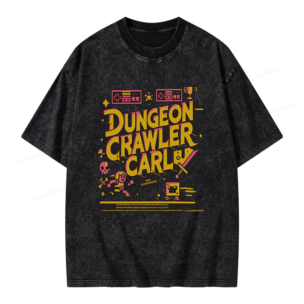 Book New Achievement Unisex Washed T-shirt