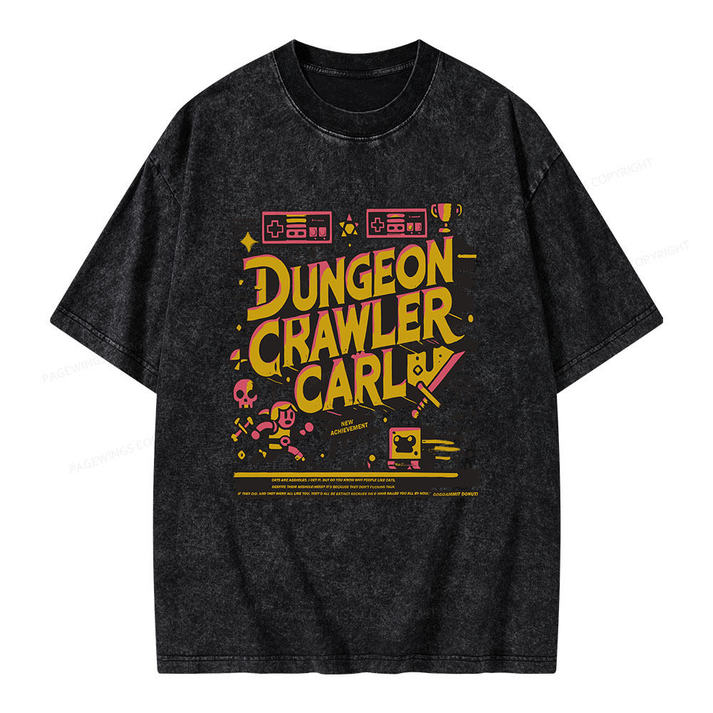 Book New Achievement Unisex Washed T-shirt