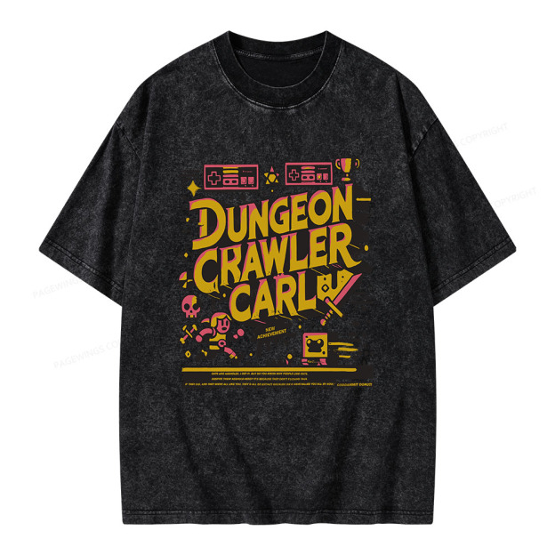 Book New Achievement Unisex Washed T-shirt