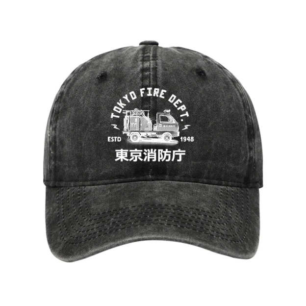  Tokyo Fire Dept Washed Cap