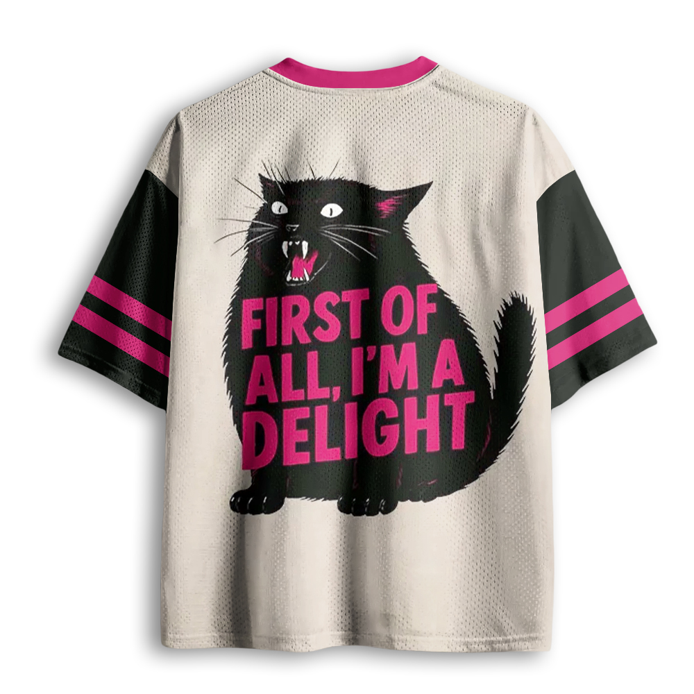 Baddiecat Pistachio Cat Mesh Jersey