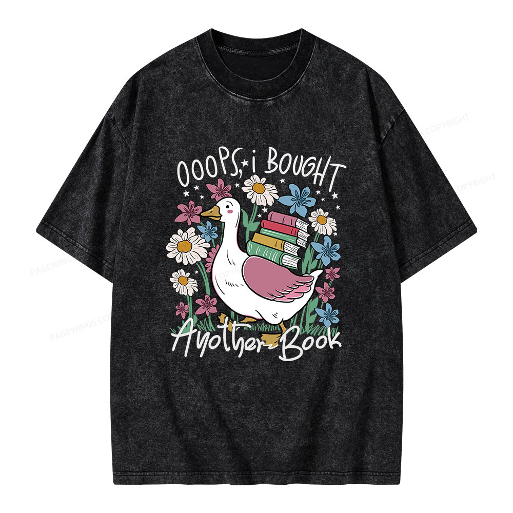 Oops I Bought Another Book Unisex Washed T-shirt