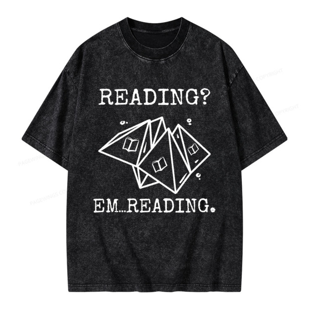 Reading Em...Reading Unisex Washed T-shirt
