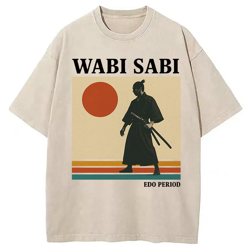 Wabi Sabi Samurai Washed T-Shirt