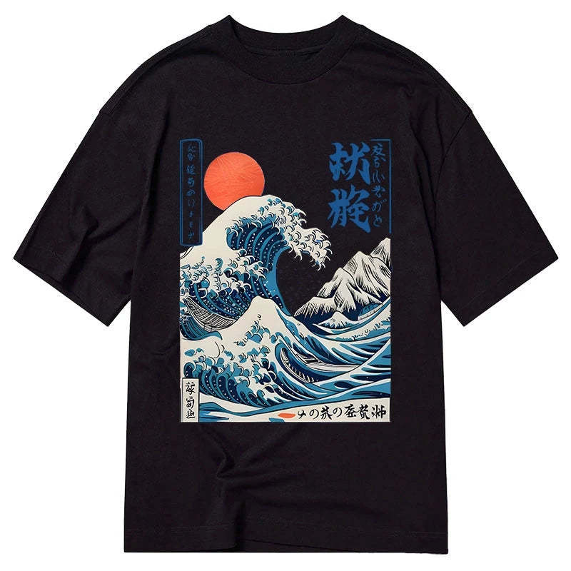 Ukiyo-e Ocean Waves Japan Classic T-Shirt