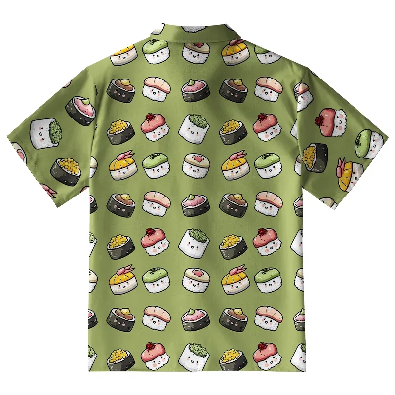  Cute Sushi Team Button-up Shirt