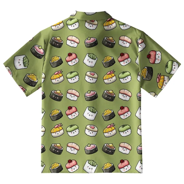  Cute Sushi Team Button-up Shirt